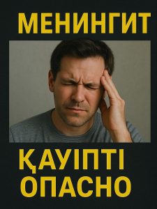 Жазда менингиттен сақ болыңыз: қауіпті инфекцияны дер кезінде  қалай байқауға болады?