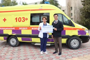 В Городской клинической больнице №1 появился новый автомобиль скорой медицинской помощи.