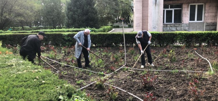 В Городской клинической больнице №1 прошёл очередной субботник.
