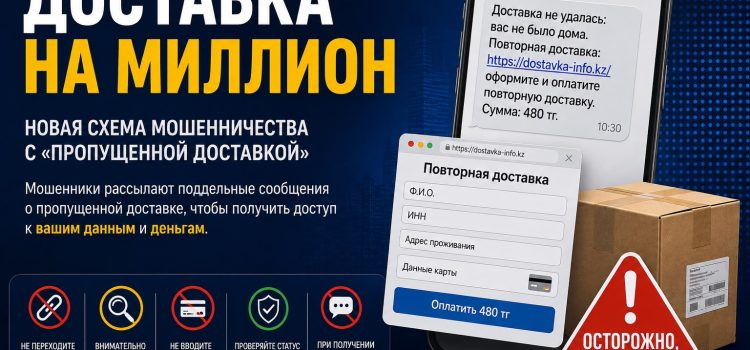 Центр прогнозирования преступных угроз и рисков общественной безопасности Комитета по правовой статистике и специальным учетам Генеральной прокуратуры предупреждает о новой мошеннической волне.