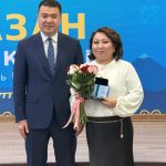 В честь Дня Республики сотрудник Городской клинической больницы №1 Алматы удостоена награды